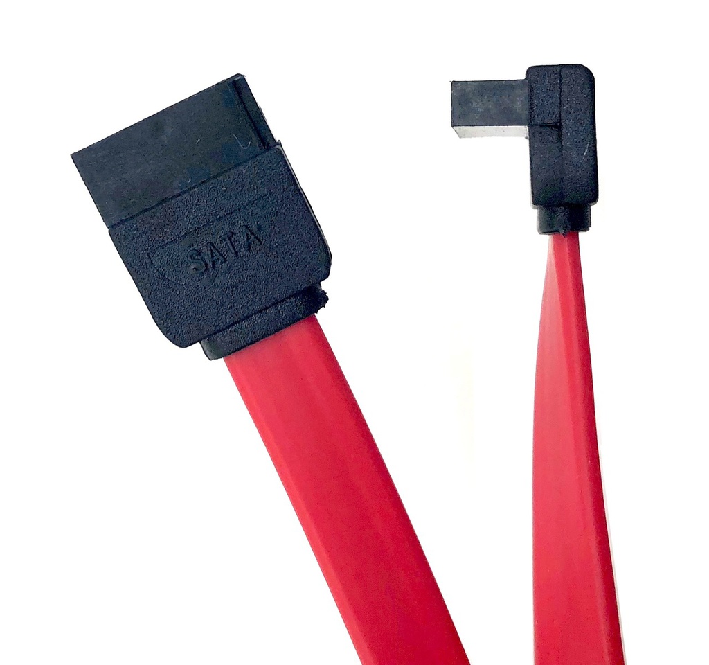 1m SATA 6Gb/s Straight to Right Angle Data Cable