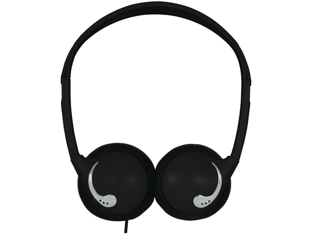 Koss KPH25K Black Ultra-lightweight Headphones with Folding Design