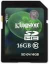 Kingston carte SD SD10V/16GB UHS-I SDHC/SDXC Classe 10 - 16Go