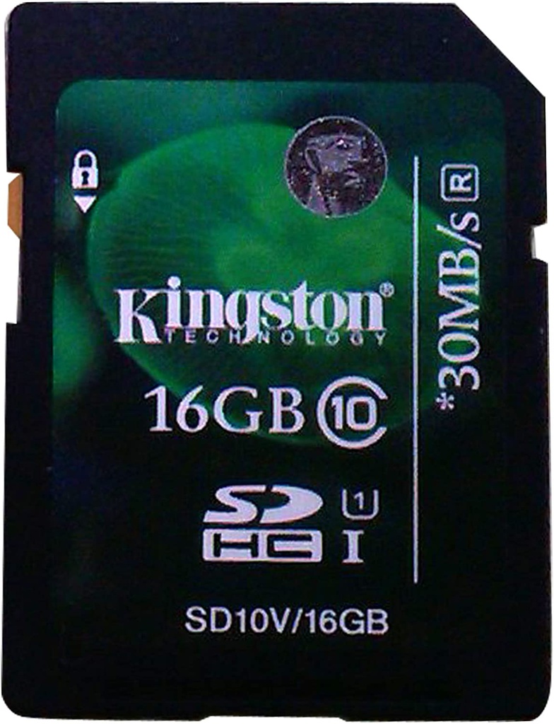 Kingston carte SD SD10V/16GB UHS-I SDHC/SDXC Classe 10 - 16Go