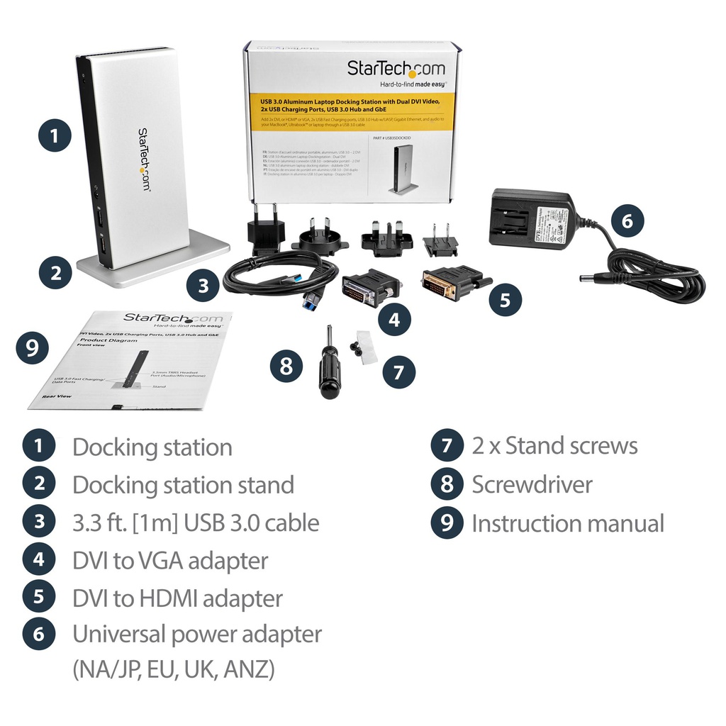 STARTECH.COM USB3SDOCKDD