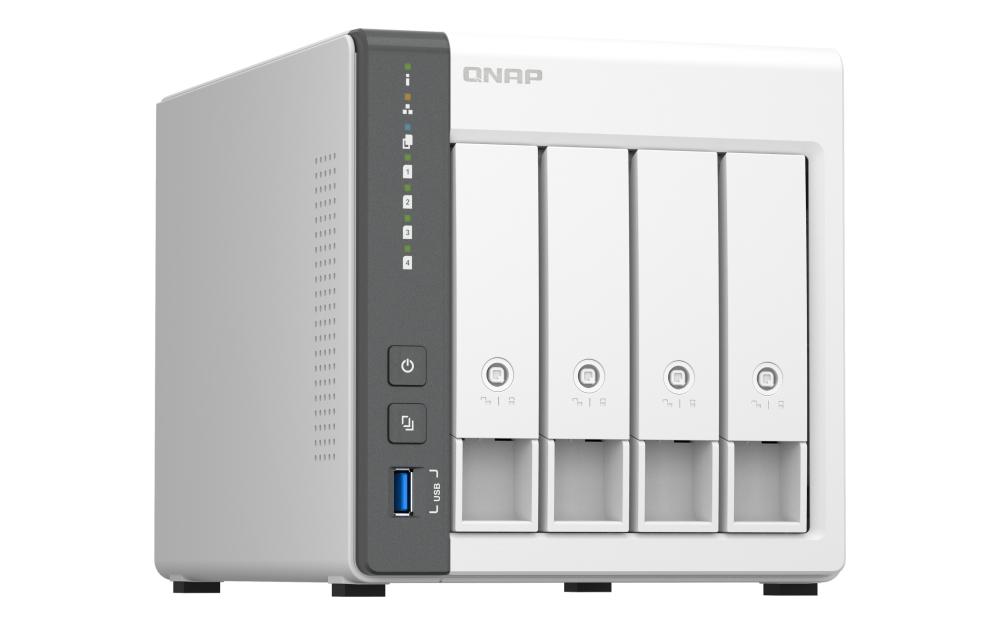 QNAP QNAP TS-433 4-BAY PERSONAL CLOUD NAS FOR BACKUP AND DATA SHARING. ARM 4-CORE COR TS-433-4G-US