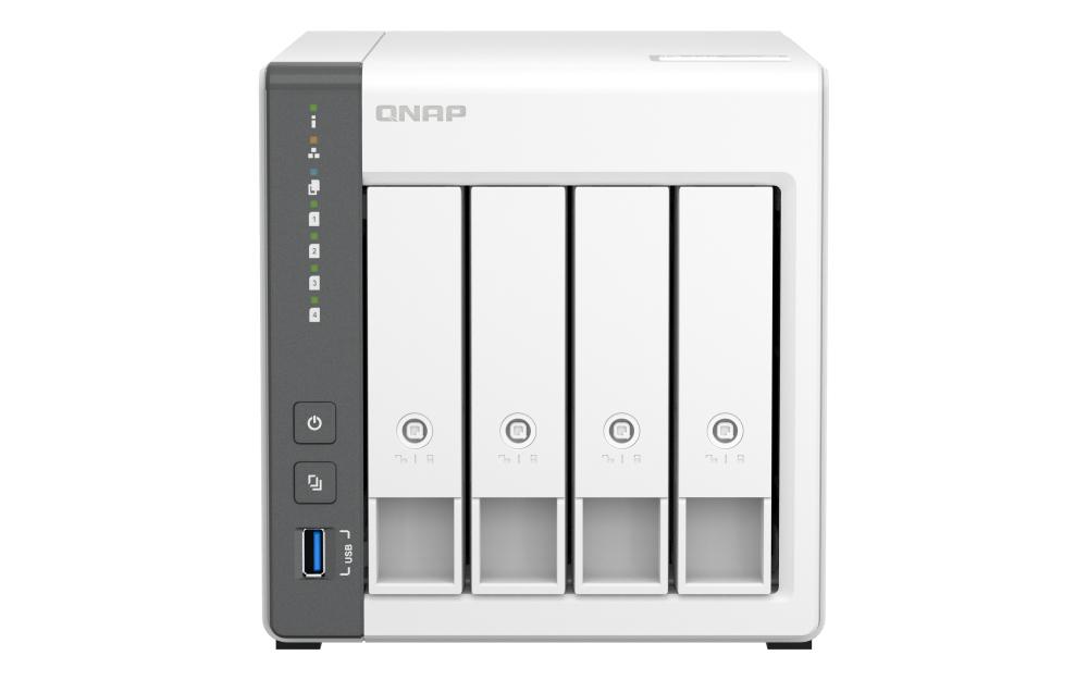 QNAP QNAP TS-433 4-BAY PERSONAL CLOUD NAS FOR BACKUP AND DATA SHARING. ARM 4-CORE COR TS-433-4G-US