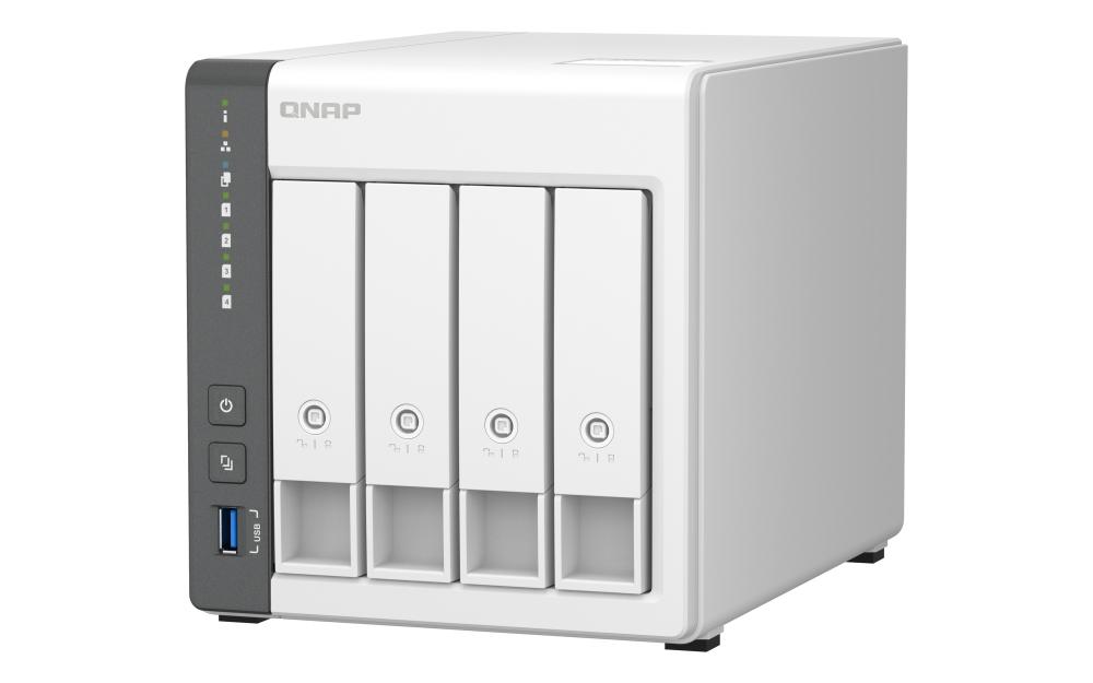 QNAP QNAP TS-433 4-BAY PERSONAL CLOUD NAS FOR BACKUP AND DATA SHARING. ARM 4-CORE COR TS-433-4G-US