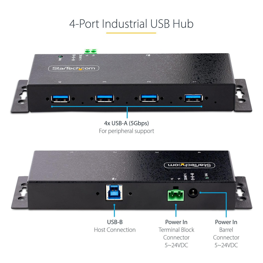 STARTECH.COM 5G4AINDNP-USB-A-HUB