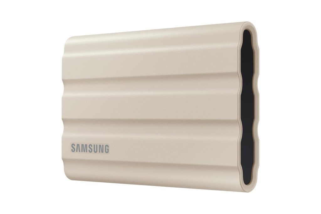 SAMSUNG SAMSUNG USB 3.2 GEN. 2 T7 SHIELD 2TB PORTABLE SSD - BEIGE MU-PE2T0K/AM