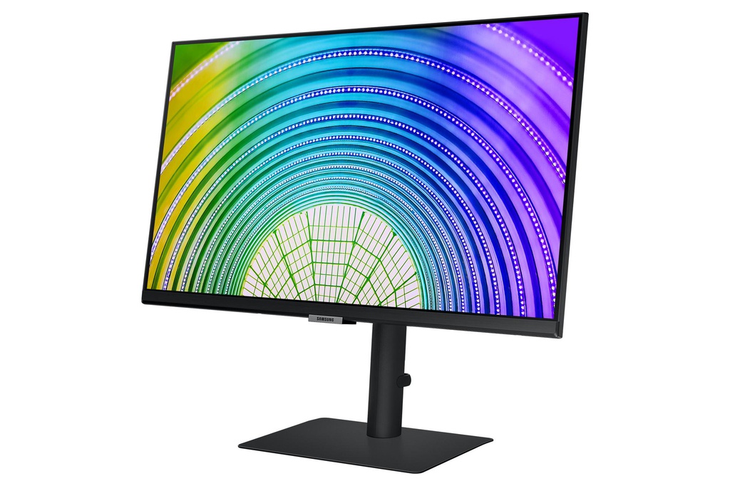 SAMSUNG S24A608U, 24 WQHD Ultra-thin Monitor with HAS, 16:9 Aspect Ratio, IPS Panel, 256 LS24A608UCNXGO