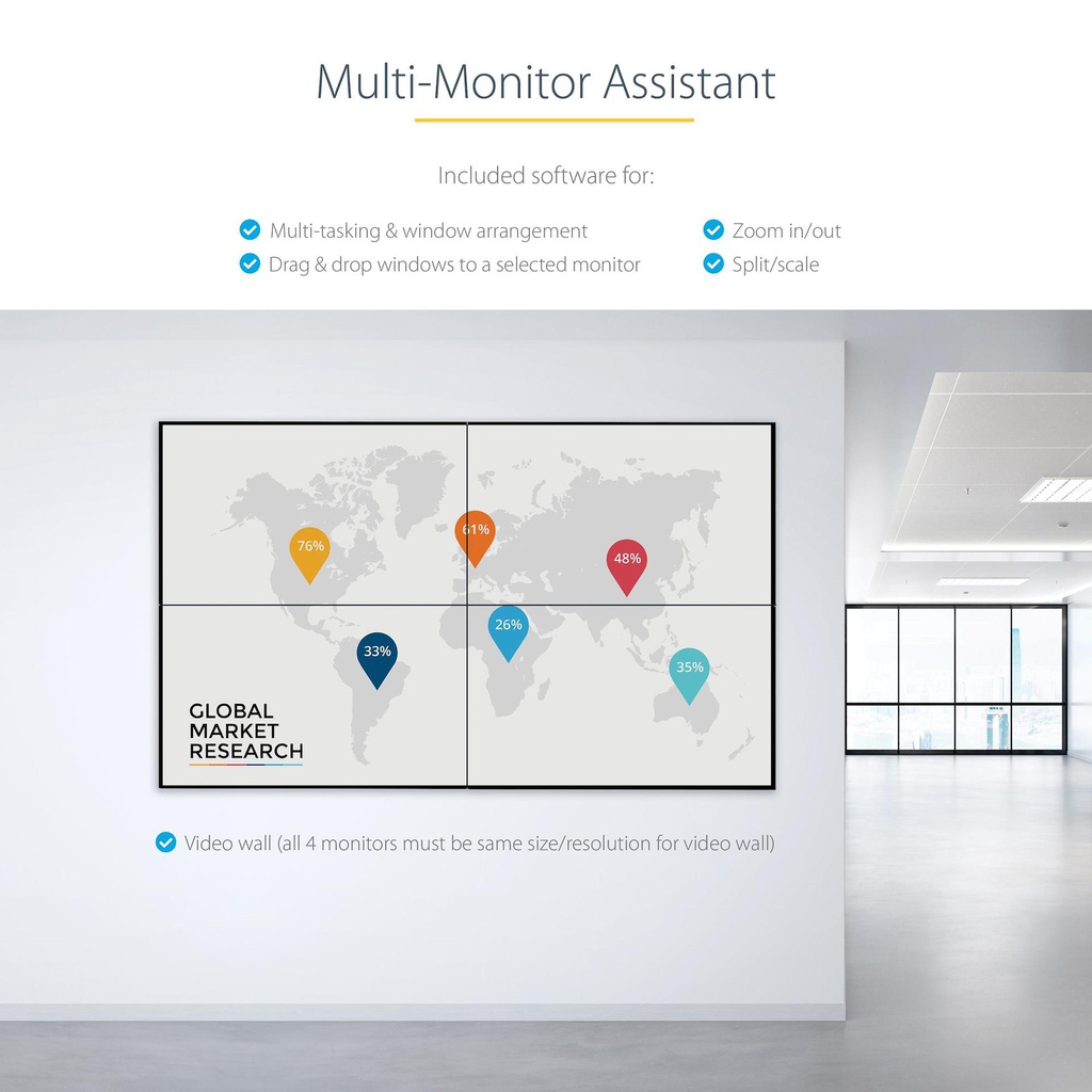 STARTECH.COM USBC2HD4