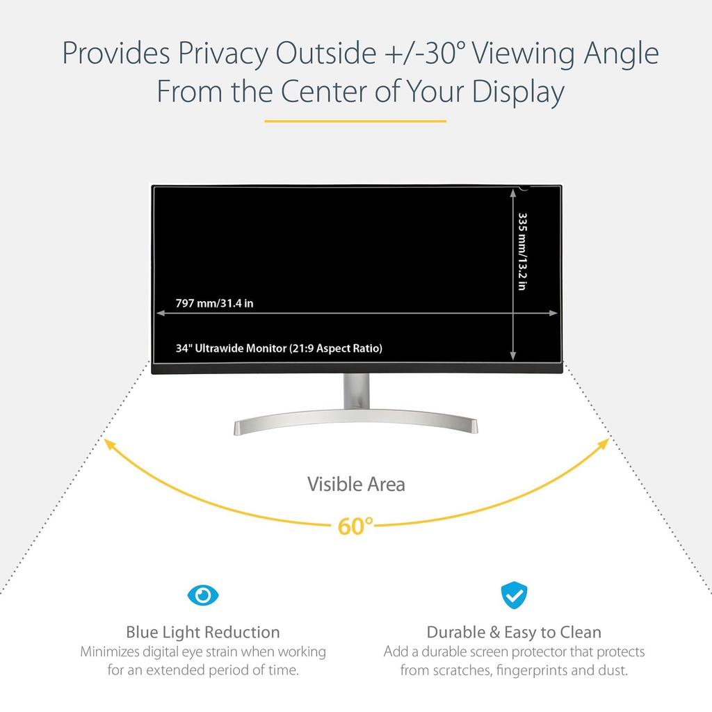 StarTech.com PRIVSCNMON34W
