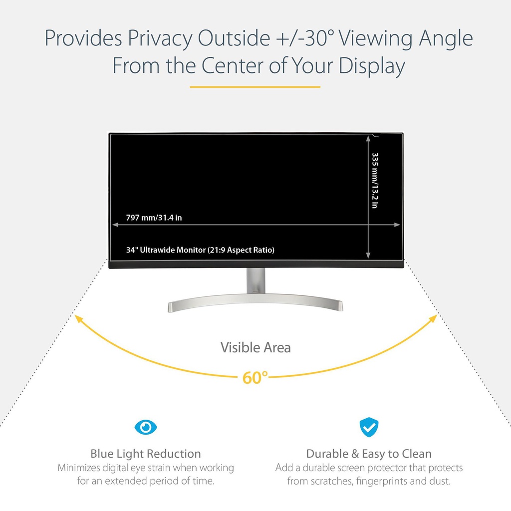 StarTech.com PRIVSCNMON34W