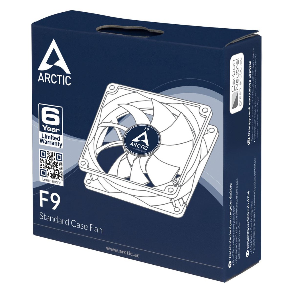 Arctic F9 92mm 3 pin Case Fan