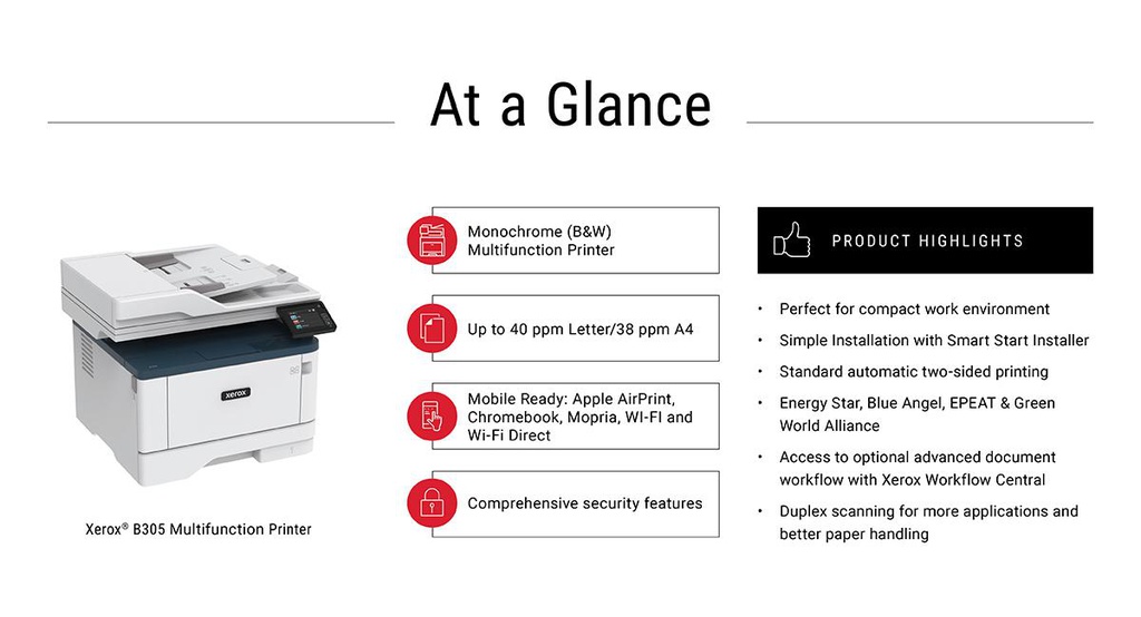 XEROX B305/DNI