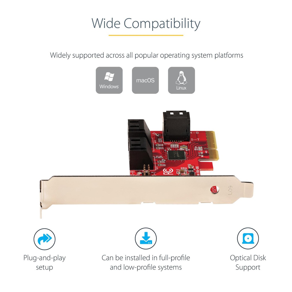 STARTECH.COM 2P6G-PCIE-SATA-CARD