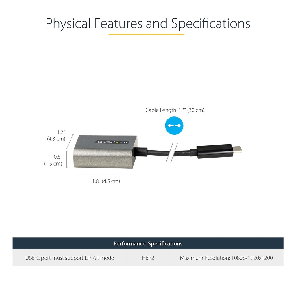 STARTECH.COM CDP2VGAEC