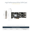 STARTECH.COM 8P6G-PCIE-SATA-CARD
