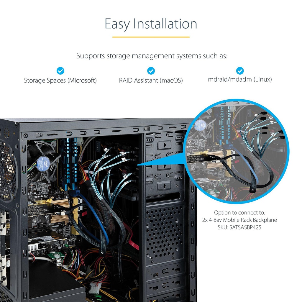 STARTECH.COM 8P6G-PCIE-SATA-CARD