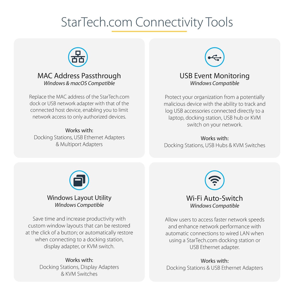 STARTECH.COM DKT31CSDHPD3