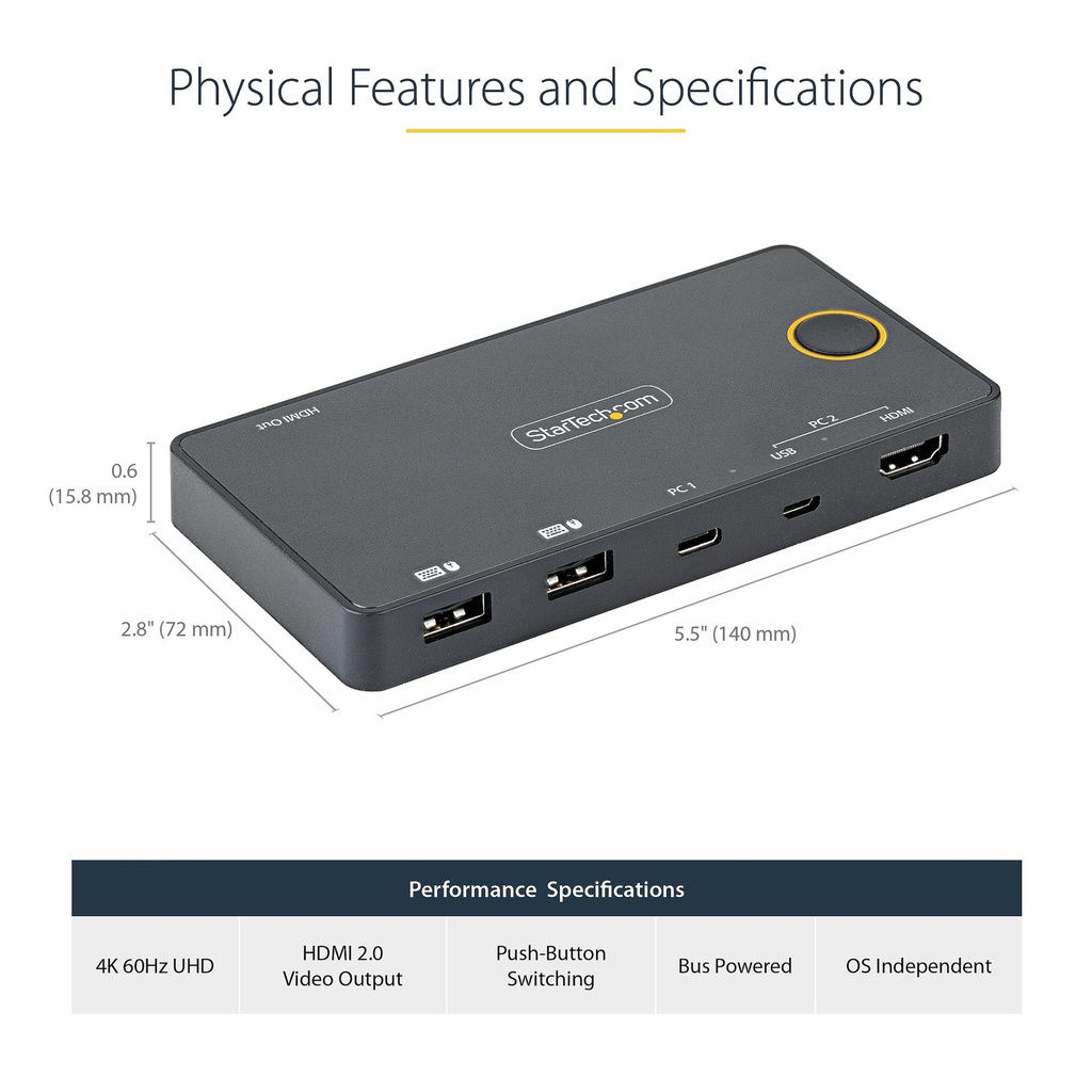 STARTECH.COM SV221HUC4K