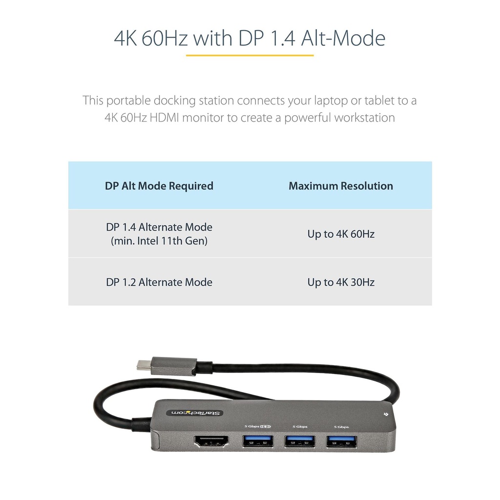 STARTECH.COM DKT30CHPD3