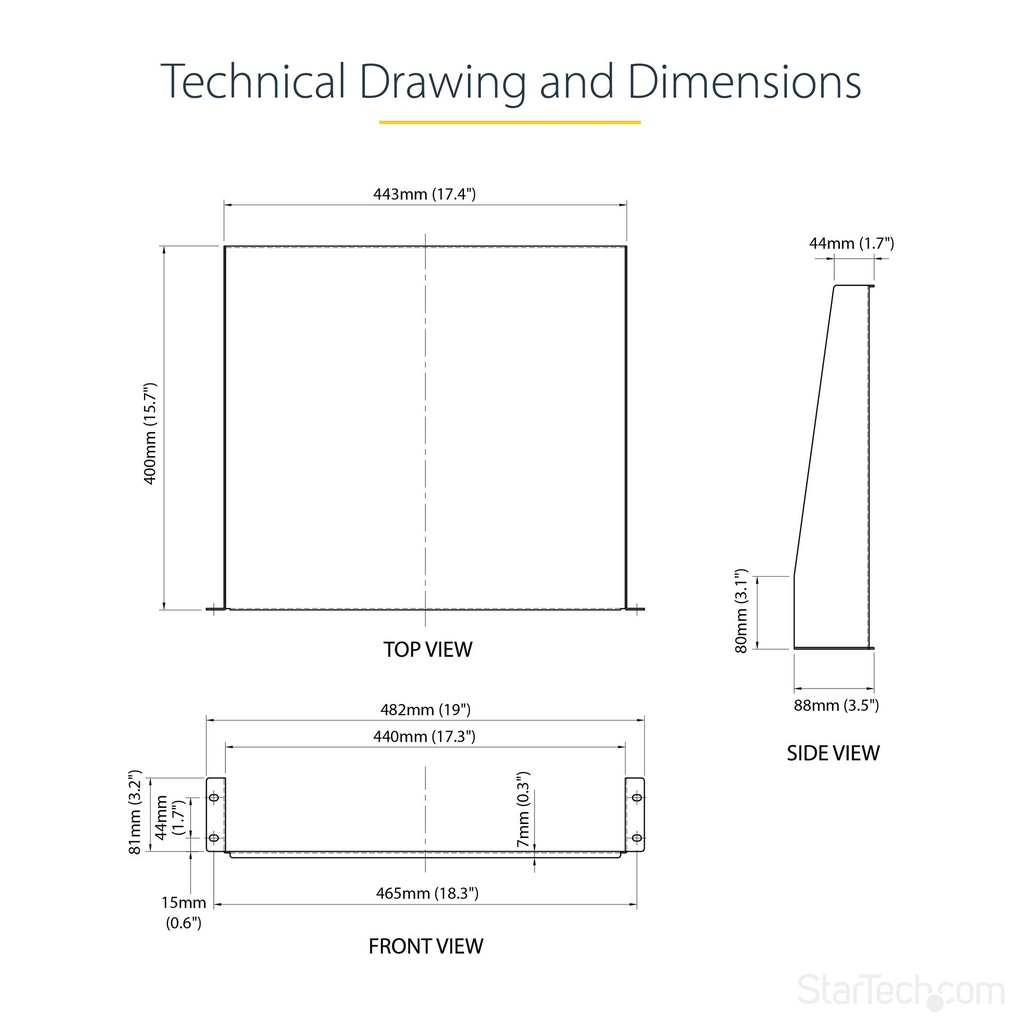 STARTECH.COM CABSHELF