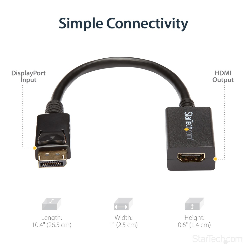 STARTECH.COM DP2HDMI2