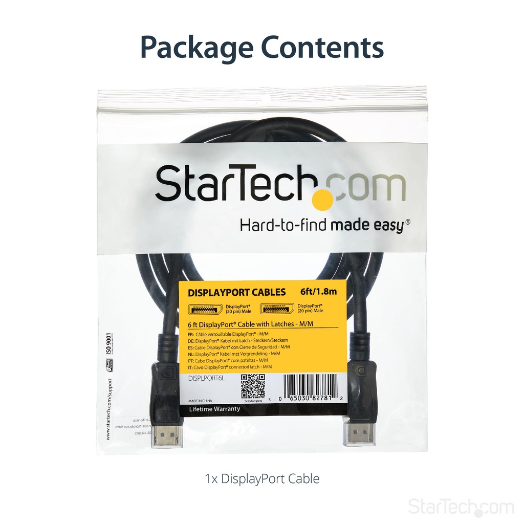 STARTECH.COM DISPLPORT6L