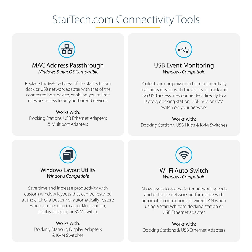 StarTech.com DKT31CHDVCM