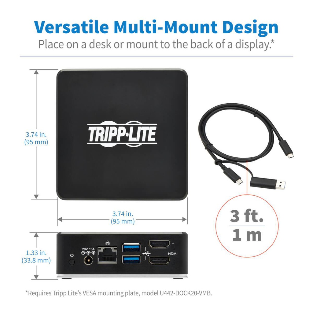 Tripp-Lite U442-DOCK20-B
