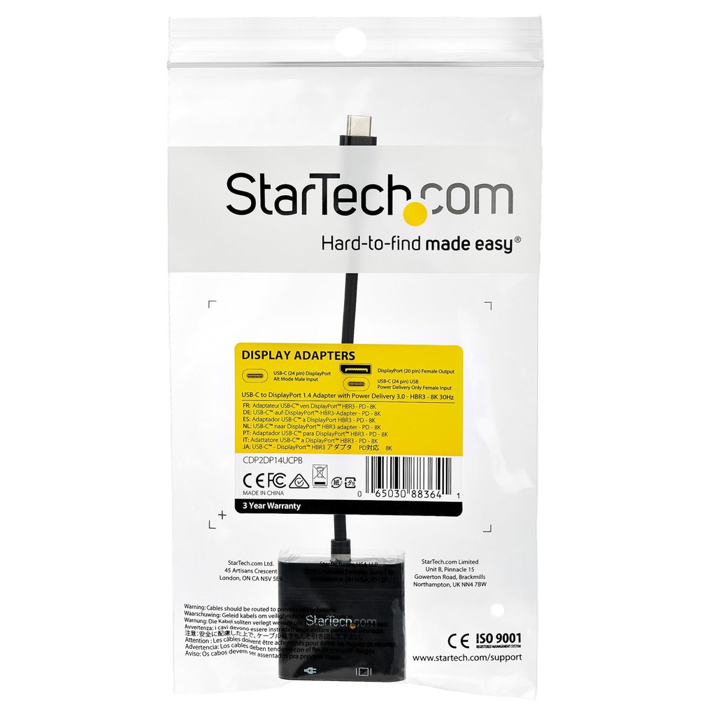 STARTECH.COM CDP2DP14UCPB