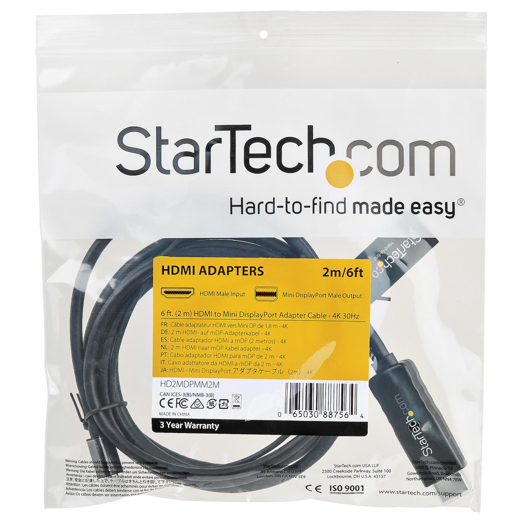 STARTECH.COM HD2MDPMM2M