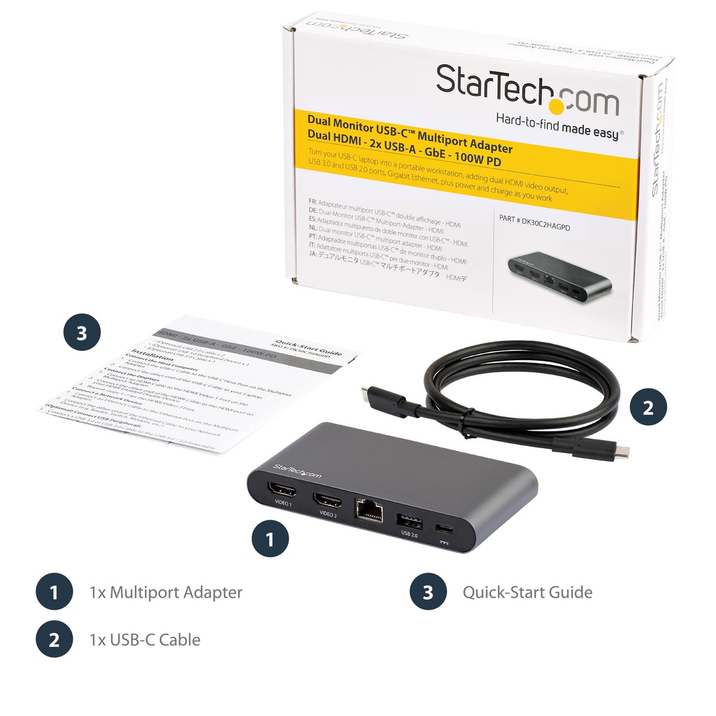 STARTECH.COM DK30C2HAGPD