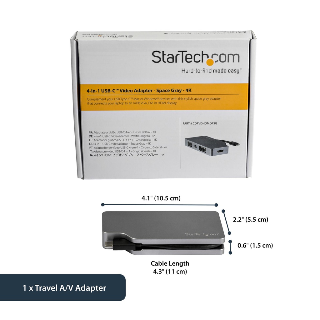 STARTECH.COM CDPVDHDMDPSG