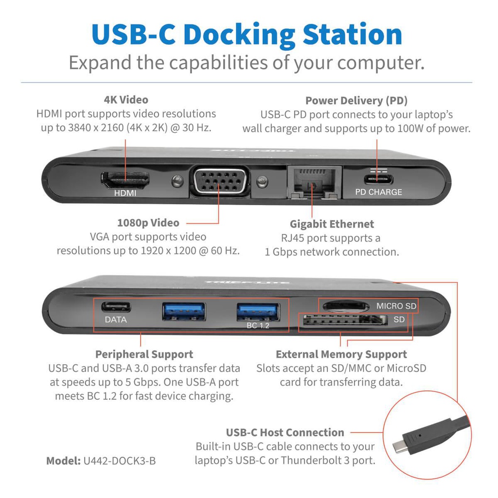 TRIPP LITE U442-DOCK3-B