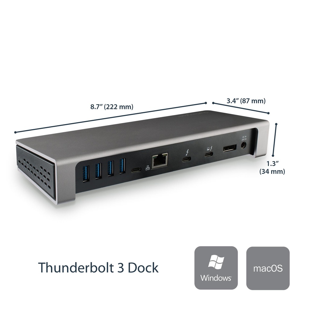 STARTECH.COM TB3DOCK2DPPD