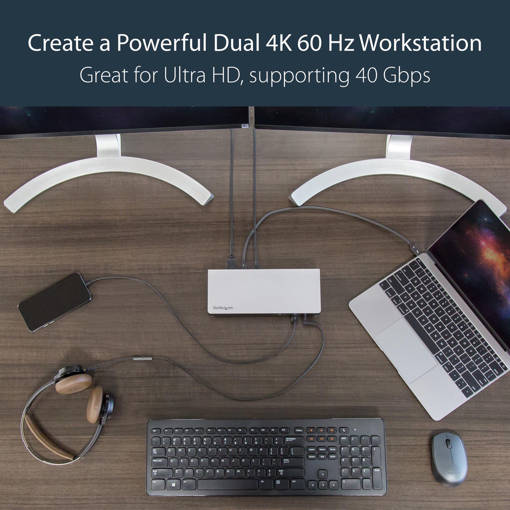 STARTECH.COM TB3DOCK2DPPD