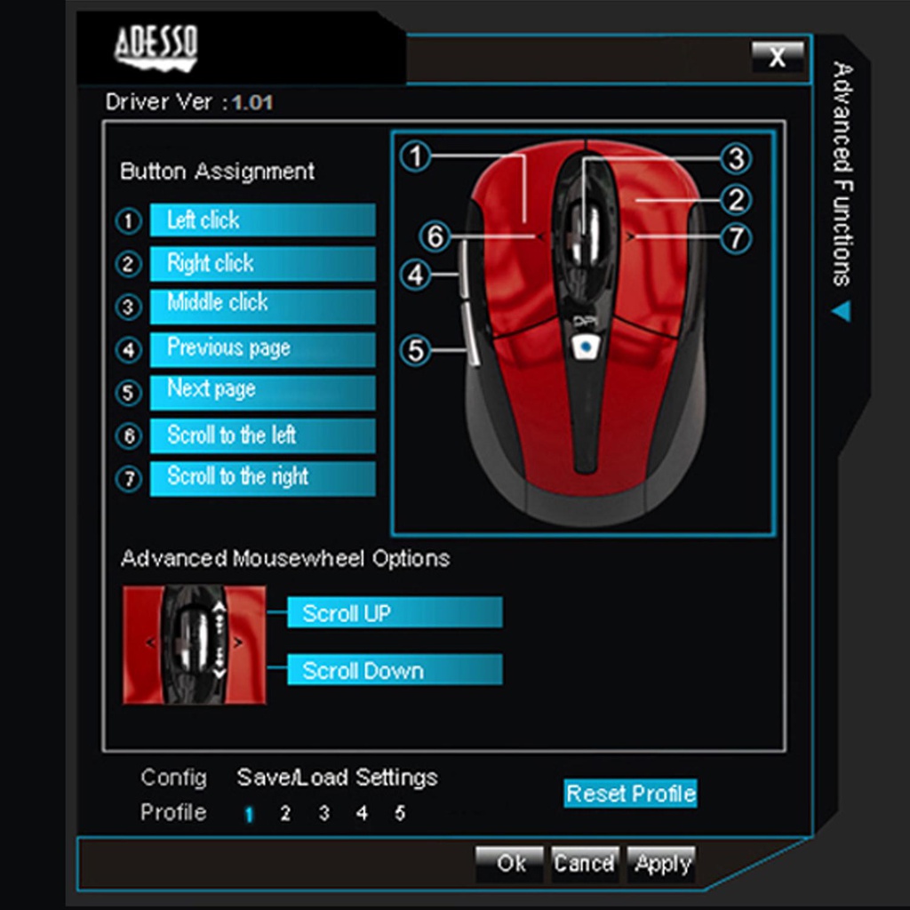 ADESSO TECHNOLOGY IMOUSE S60R