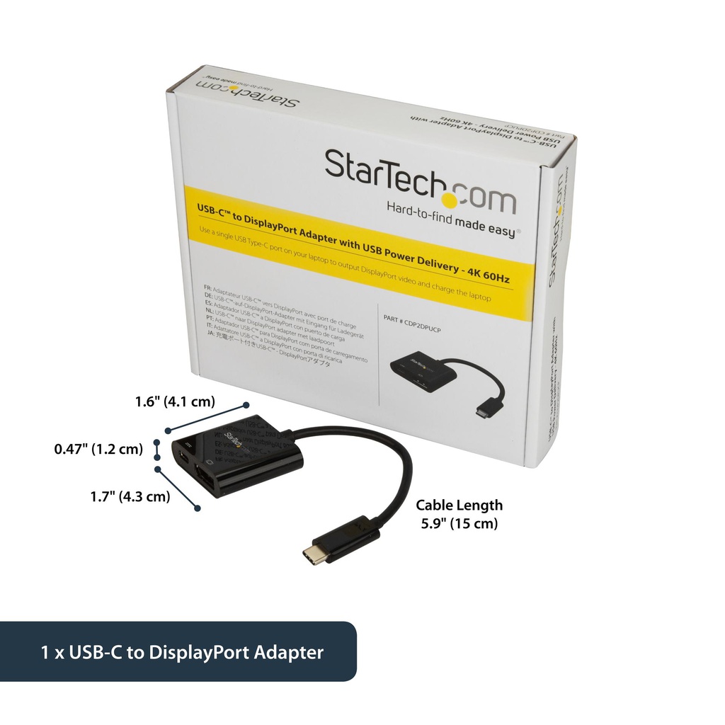 STARTECH.COM CDP2DPUCP