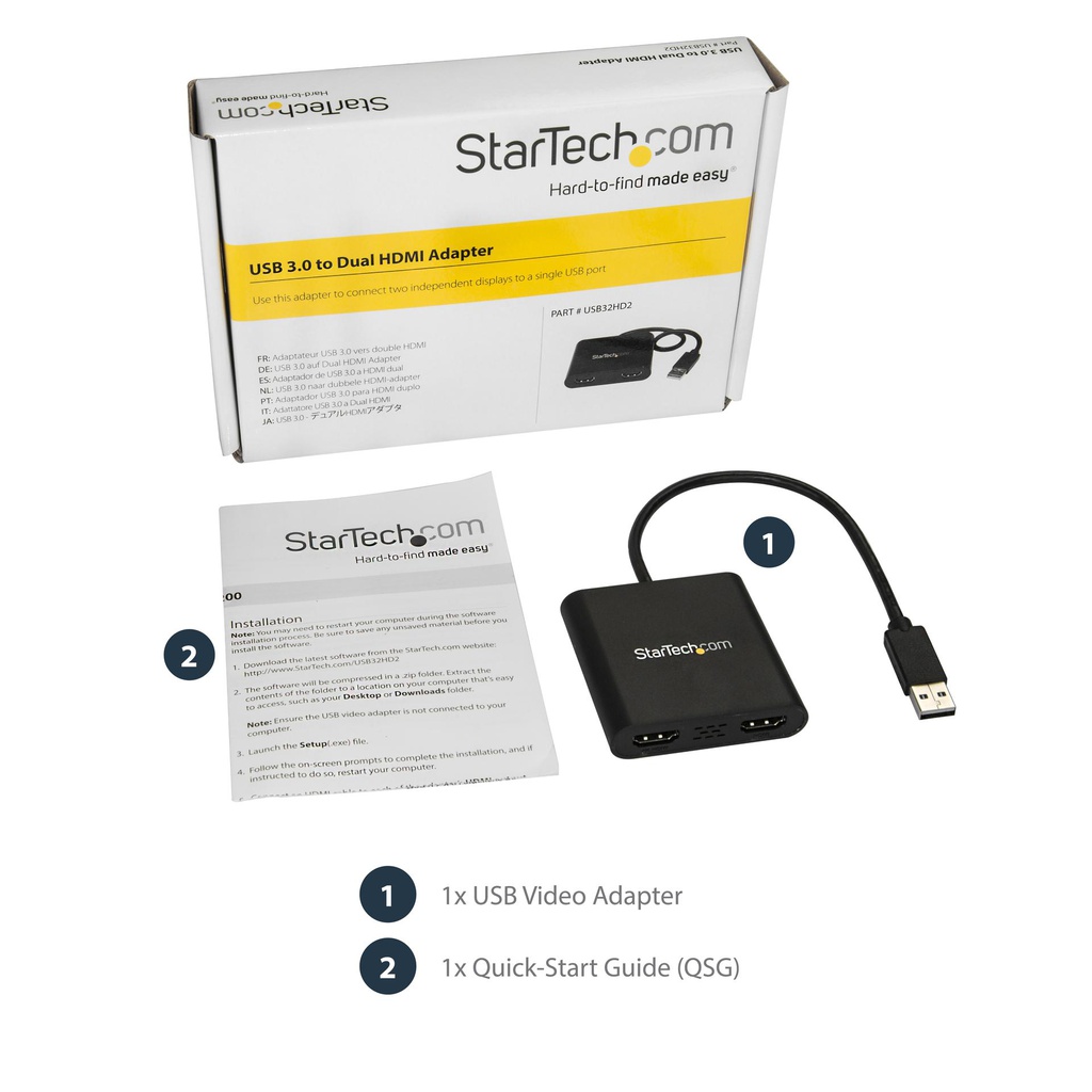 STARTECH.COM USB32HD2