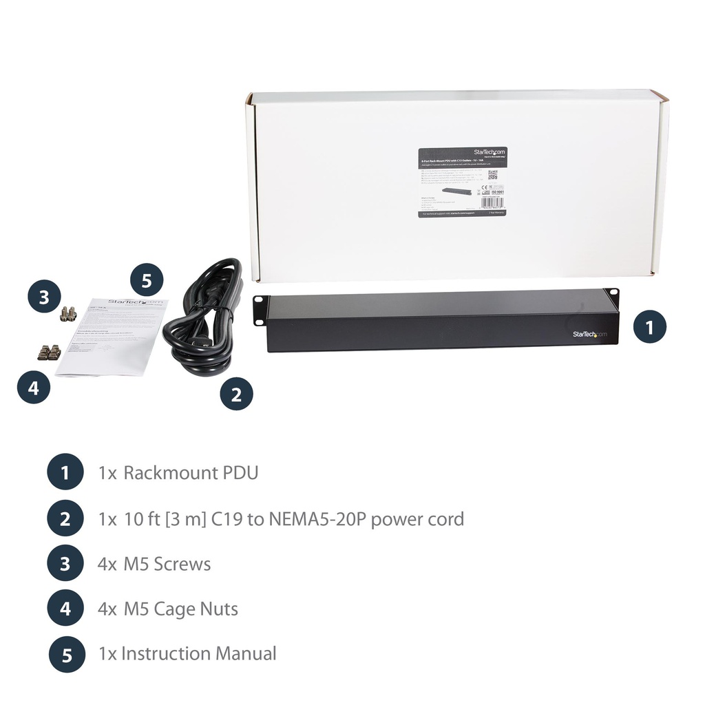 STARTECH.COM PDU08C13H