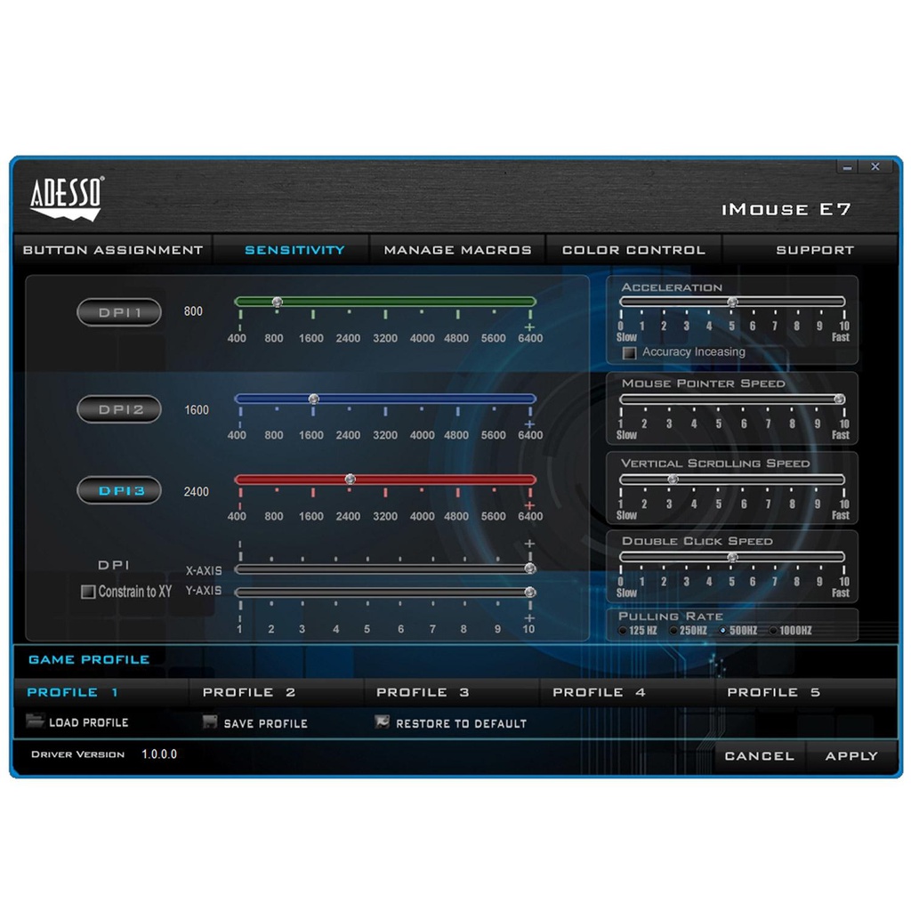 ADESSO TECHNOLOGY IMOUSE E7