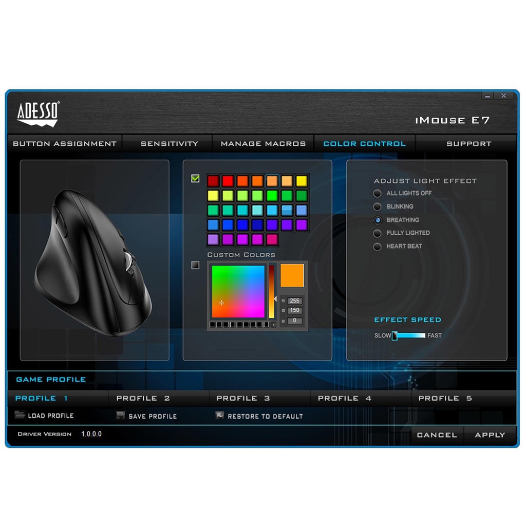 ADESSO TECHNOLOGY IMOUSE E7
