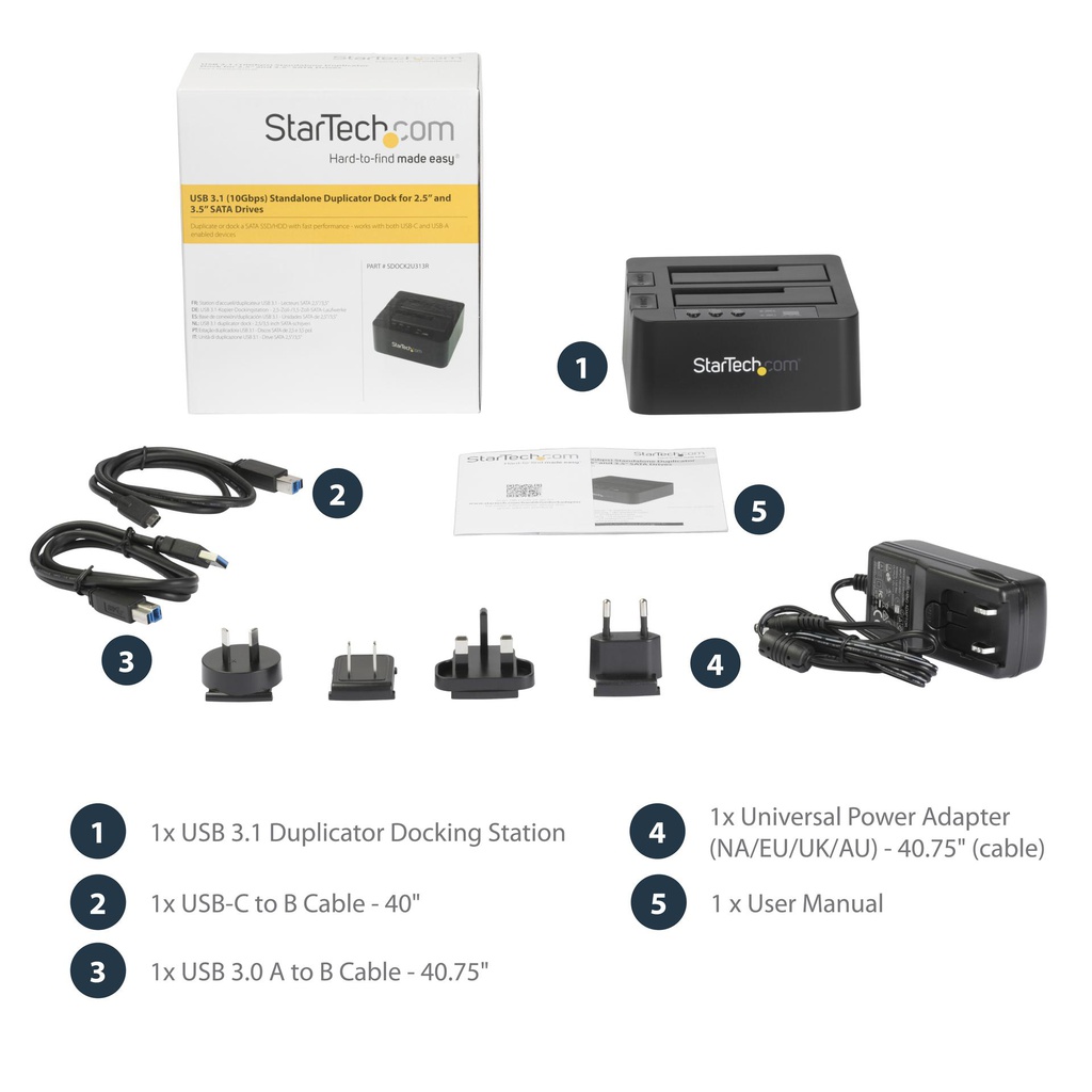 STARTECH.COM SDOCK2U313R