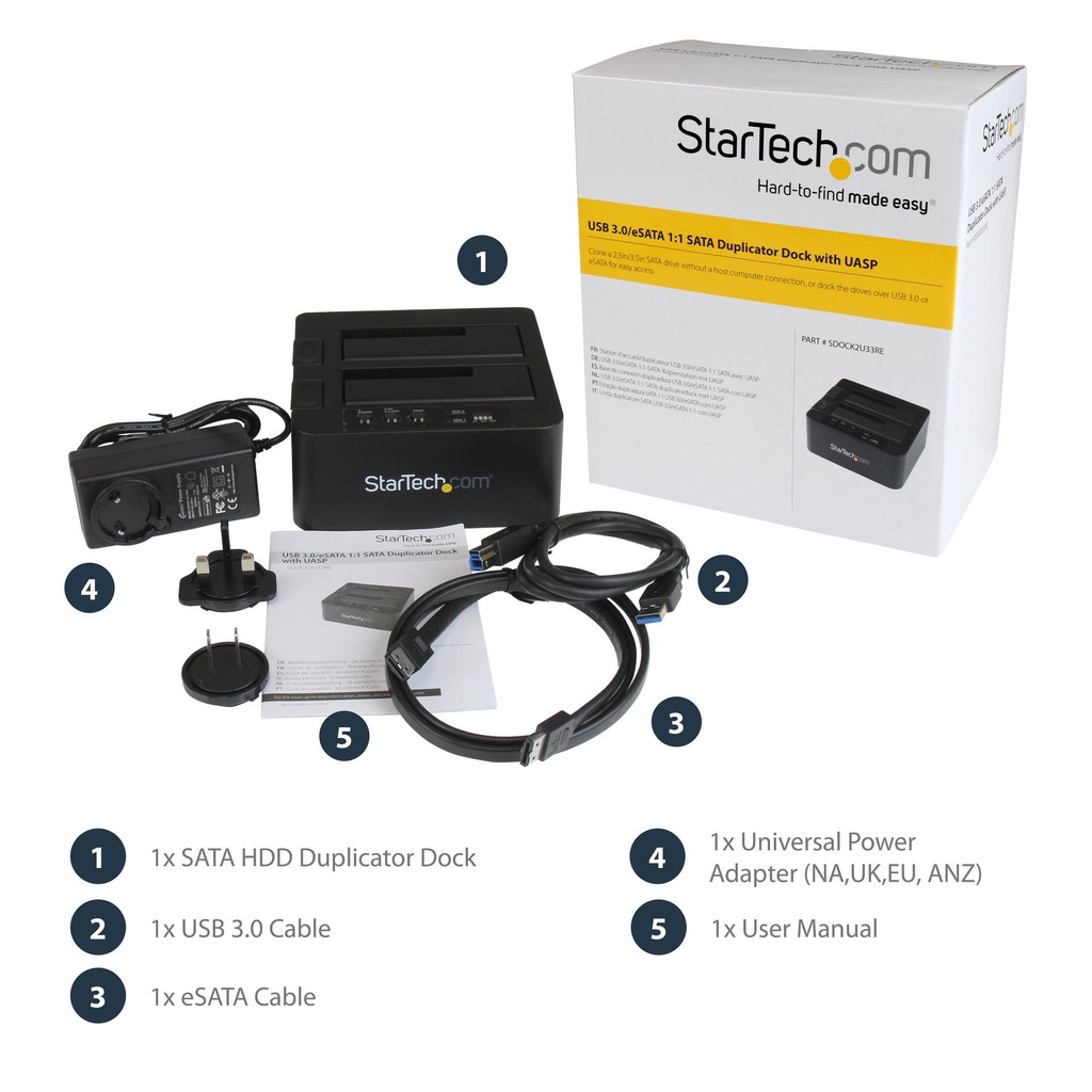 STARTECH.COM SDOCK2U33RE