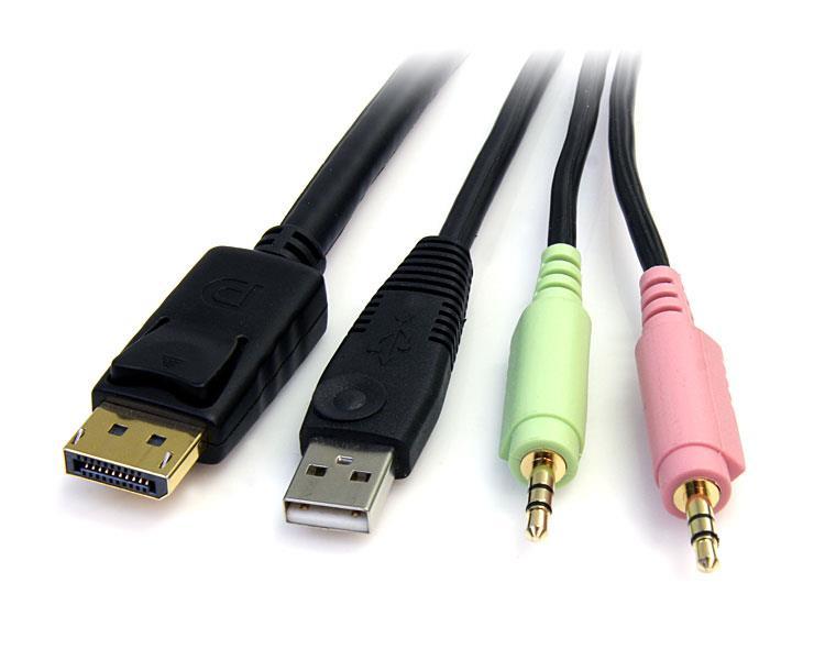 STARTECH.COM DP4N1USB6