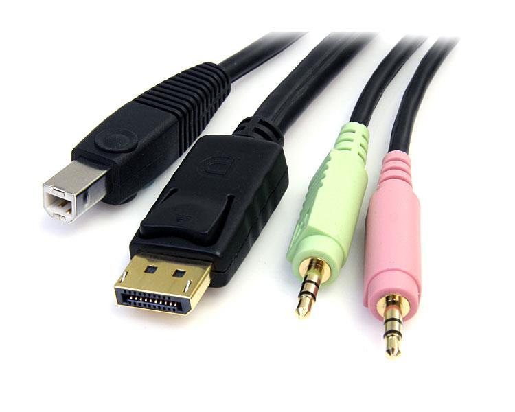 STARTECH.COM DP4N1USB6