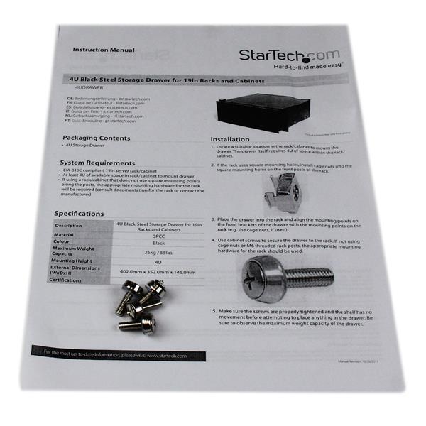 STARTECH.COM 4UDRAWER