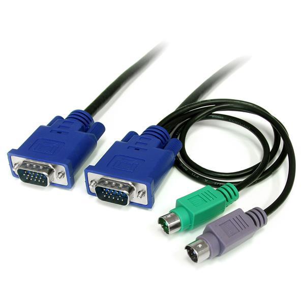 StarTech.com 6 ft 3-in-1 Ultra Thin PS/2 KVM Cable (SVECON6)