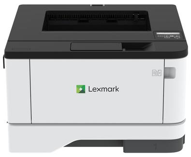 Lexmark Laser monochrome, Recto verso, 38 ppm, USB, LAN, 222x368x363 mm