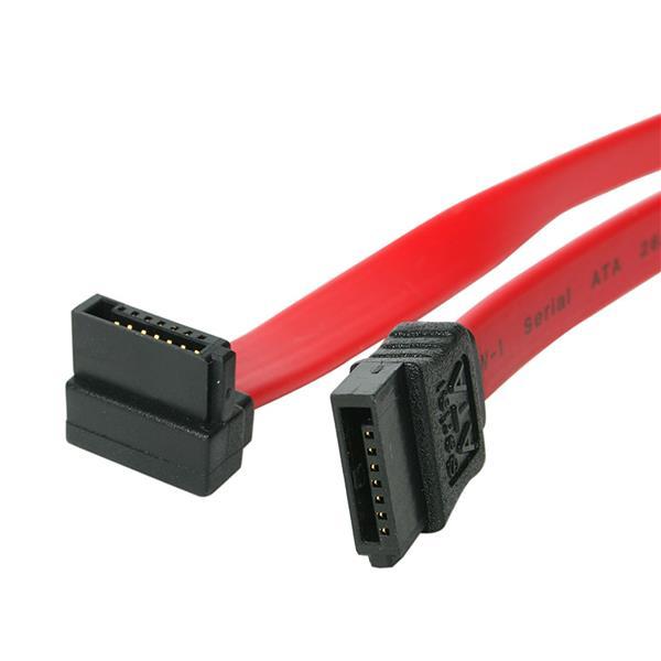 StarTech.com 12in SATA to Right Angle SATA Serial ATA Cable (SATA12RA1)