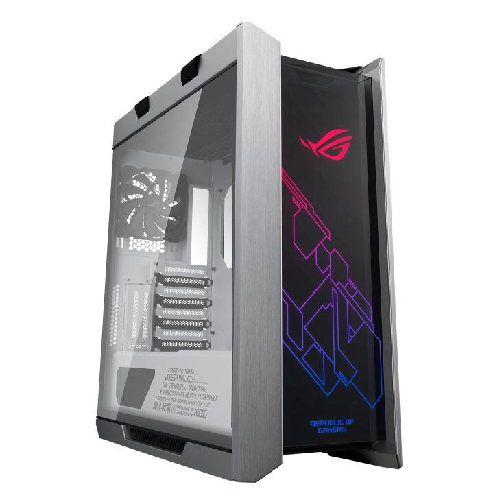 ASUS Mid Tower, 250 x 565 x 591 mm, EATX (12&quot;x10.9&quot;)/ATX/Micro-ATX/Mini-ITX, 4 x 2.5&quot; Bay, 2 x 2.5&quot;/3.5&quot; Combo Bay, Expansion Slots 8+2, Tempered Glass, 18kg GX601 ROG STRIX HELIOS CASE/WT/AL/WITH HANDLE